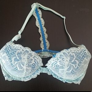 Aqua colored Victoria Secret bra